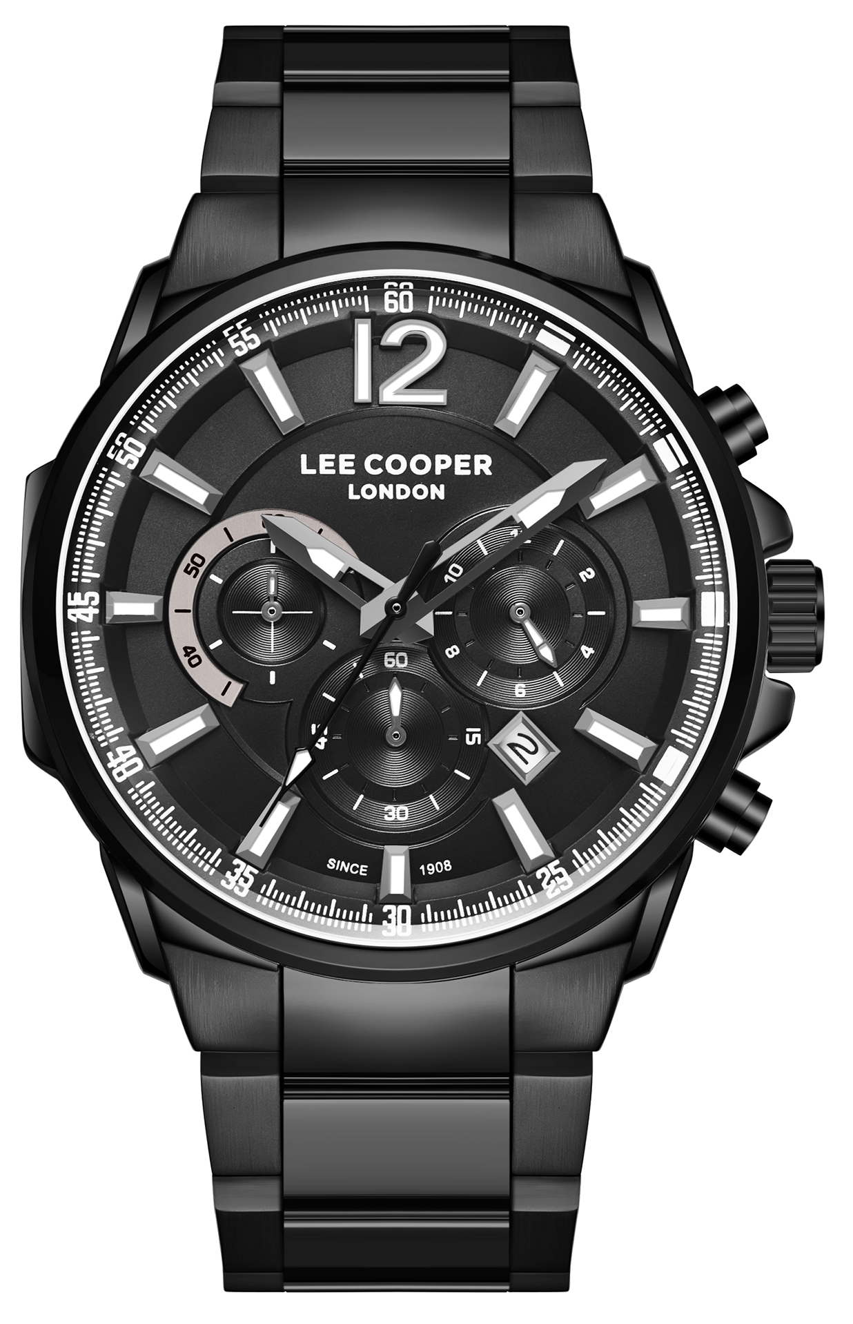 Мужские часы Lee Cooper  LC07067.660 Мужские часы, кварцевый механизм, суперметалл с покрытием, 45 мм