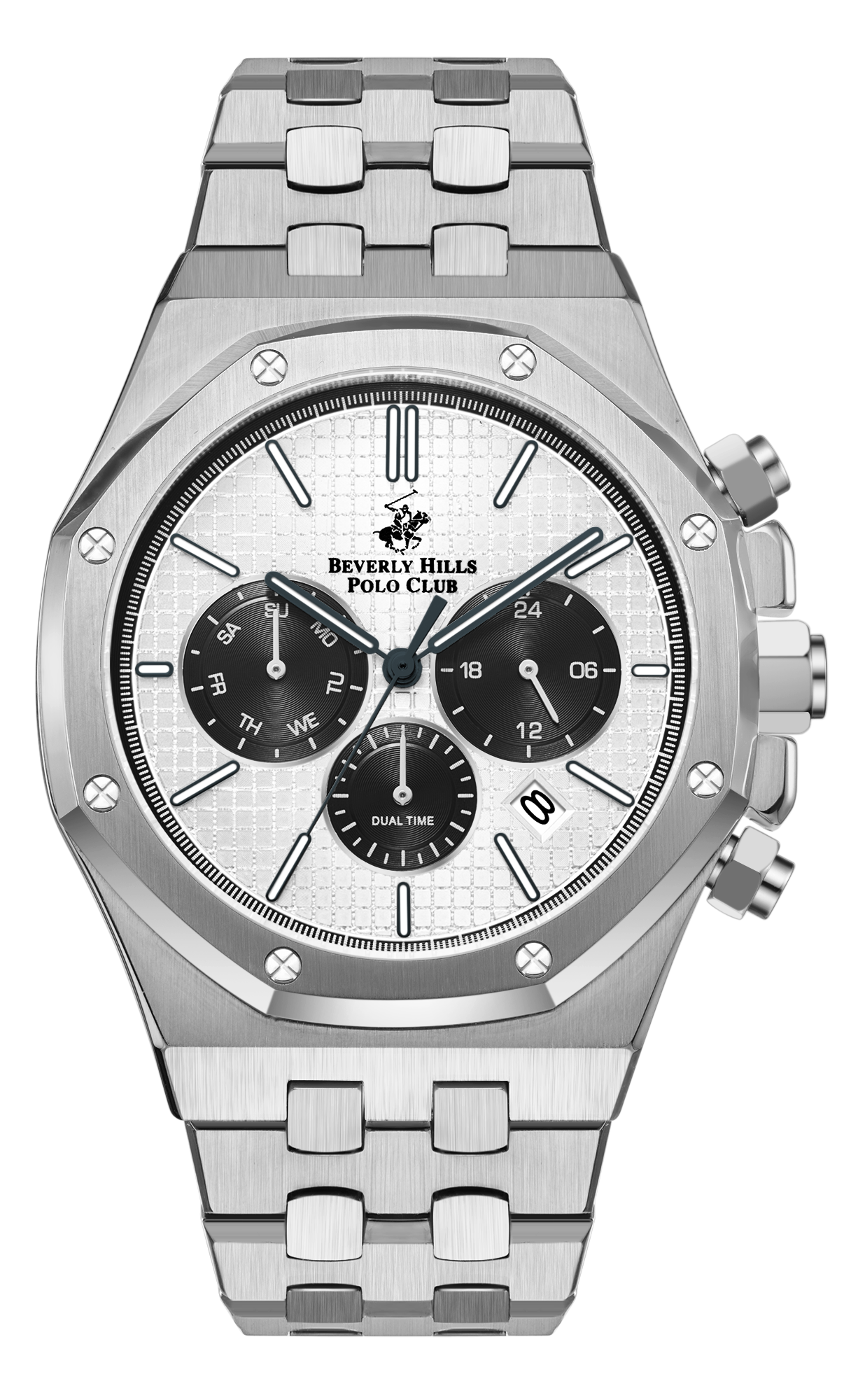 Мужские часы Beverly Hills Polo Club  BP3051X.330  часы, кварцевый механизм, сталь, 42 мм