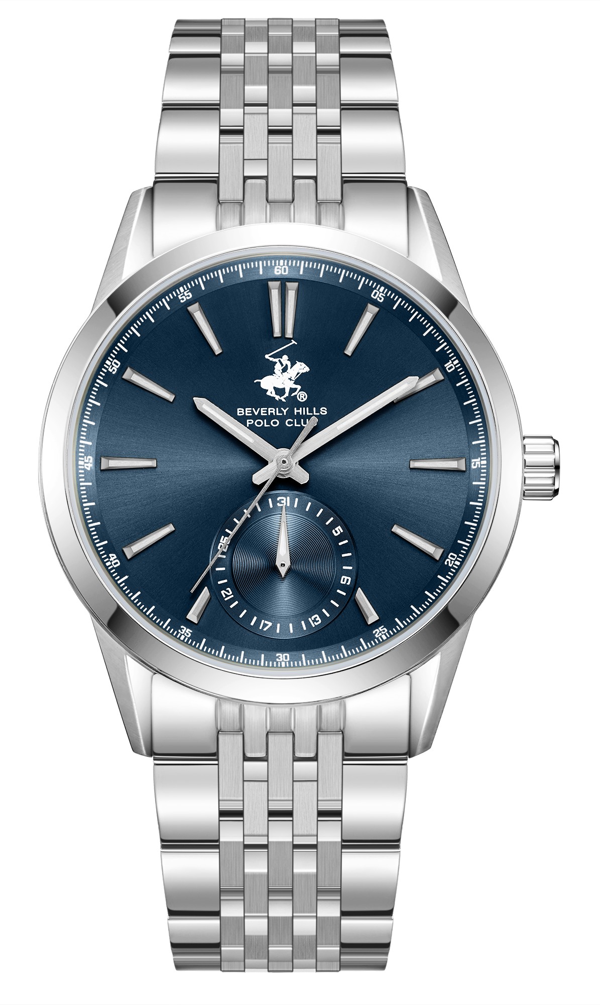 Мужские часы Beverly Hills Polo Club  BP3913X.390  часы, кварцевый механизм, сталь, 40х48 мм