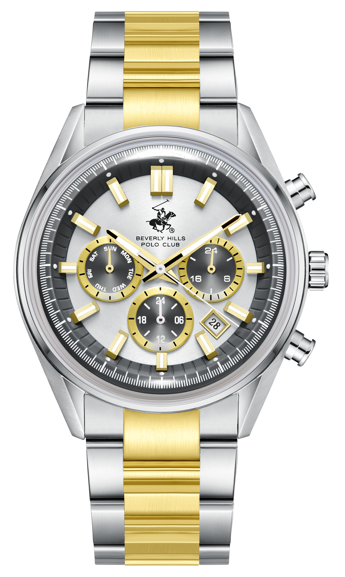 Мужские часы Beverly Hills Polo Club  BP3781X.230 Мужские часы, кварцевый механизм, сталь, 42,5 мм