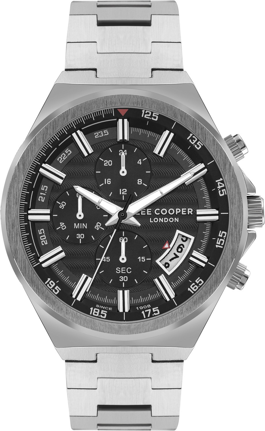 Мужские часы Lee Cooper  LC07717.350 Мужские часы, кварцевый механизм, суперметалл, 45 мм