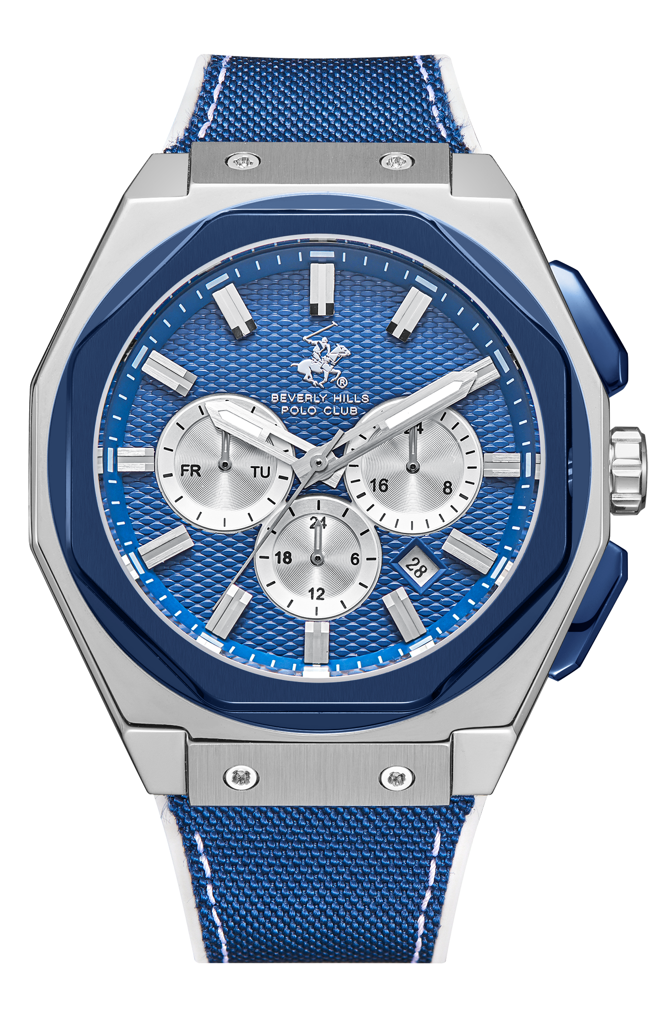 Мужские часы Beverly Hills Polo Club  BP3719X.377 Мужские часы, кварцевый механизм, сталь с покрытием, 45 мм