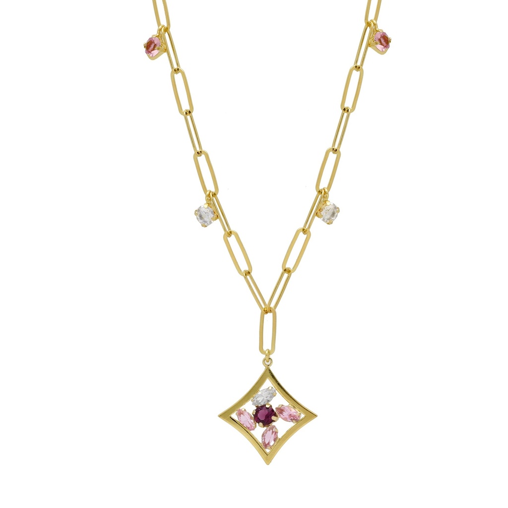 VC Jewelry 1958 SL, VICTORIACRUZ, Колье(A4756-11DG) Женские испания колье,  механизм, серебро 925 проба, 