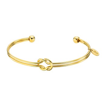 Urban Woman Браслет(LS2247-2/2) Изящный женский браслет Lotus из нержавеющей стали с покрытием золотистого цвета