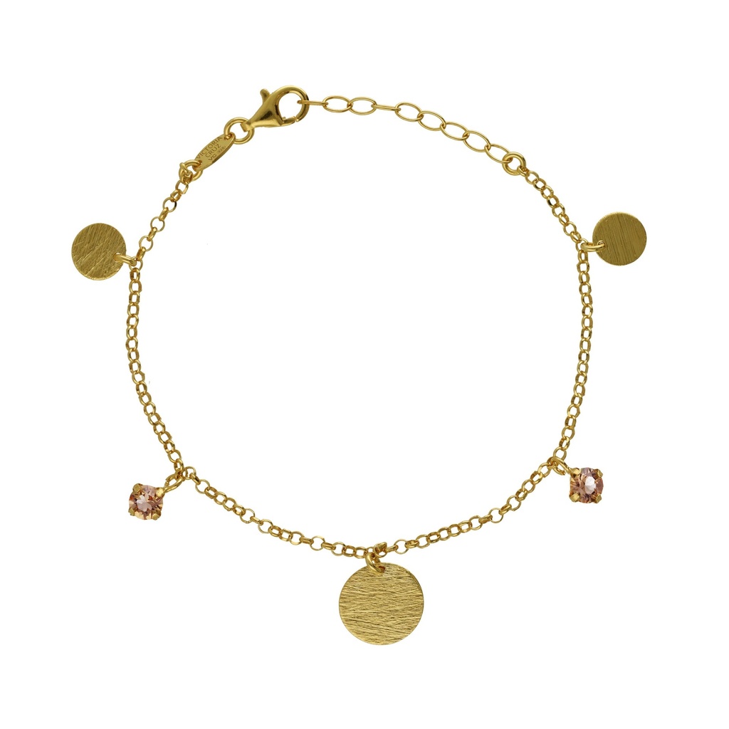 VC Jewelry 1958 SL, VICTORIACRUZ, Браслет(A5029-06DP) Женские испания браслет,  механизм, серебро 925 проба, 16-19 cм