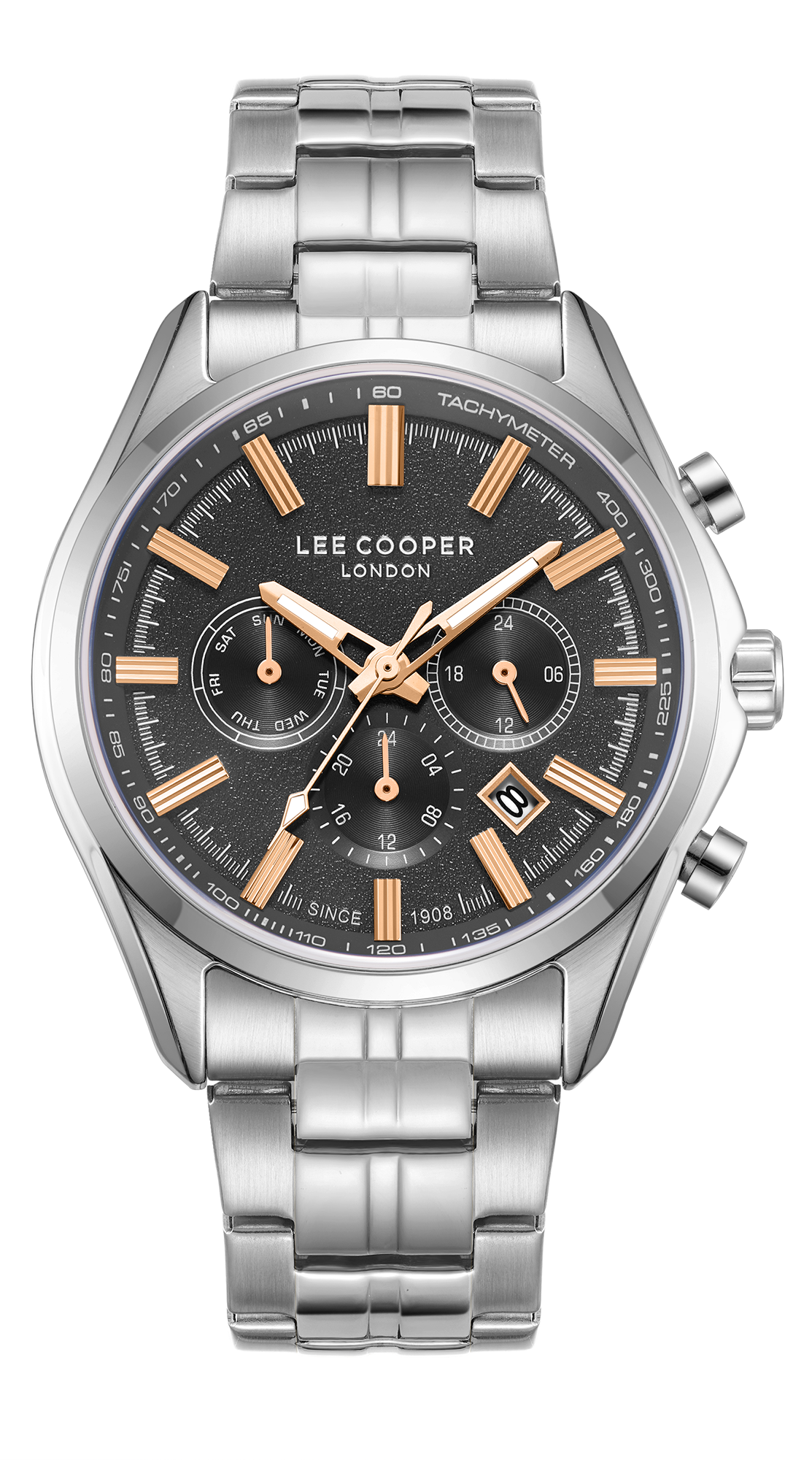 Мужские часы Lee Cooper  LC08199.360  часы, кварцевый механизм, суперметалл, 44 мм