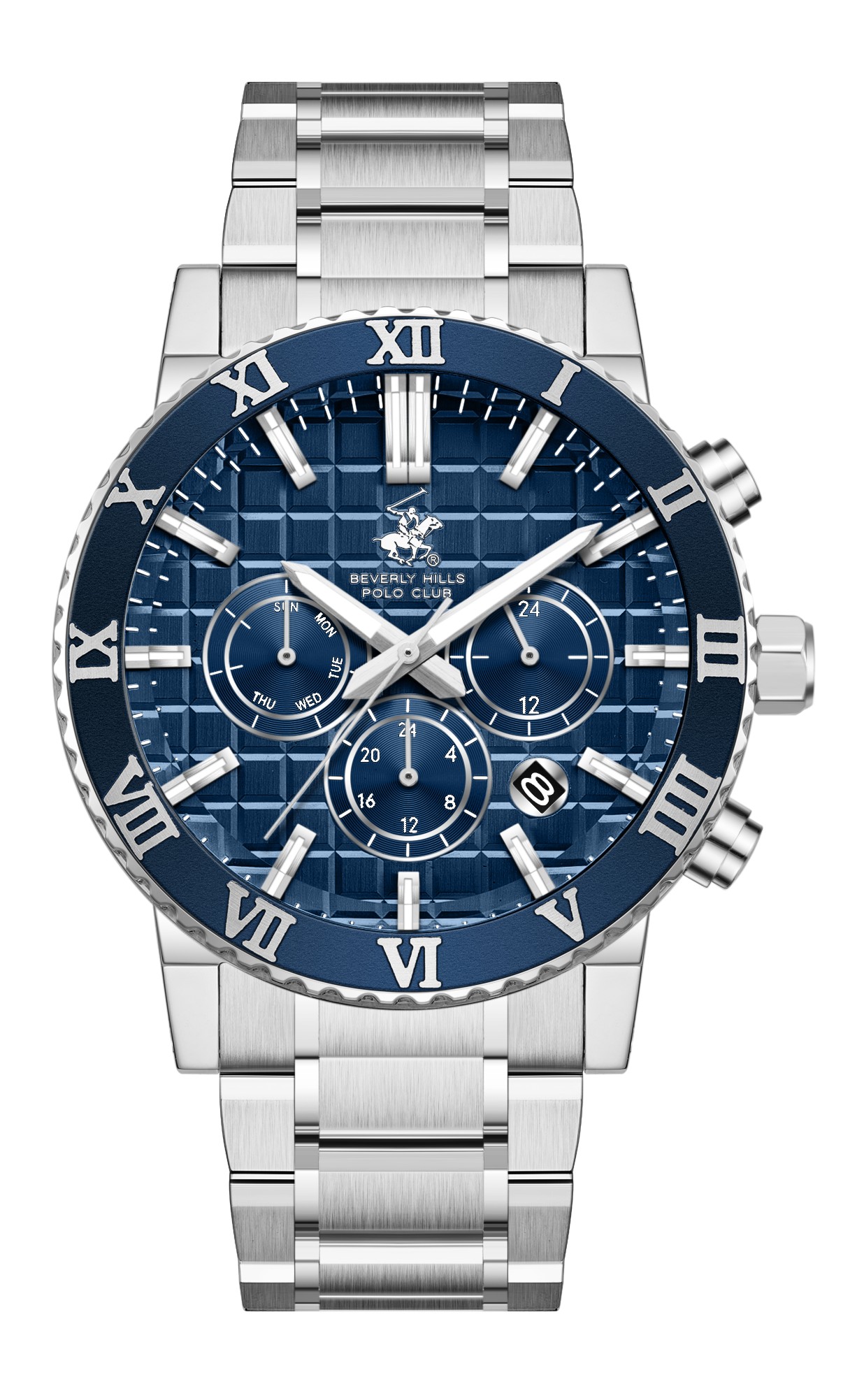 Мужские часы Beverly Hills Polo Club  BP3869X.390  часы, кварцевый механизм, сталь с покрытием, 42 мм