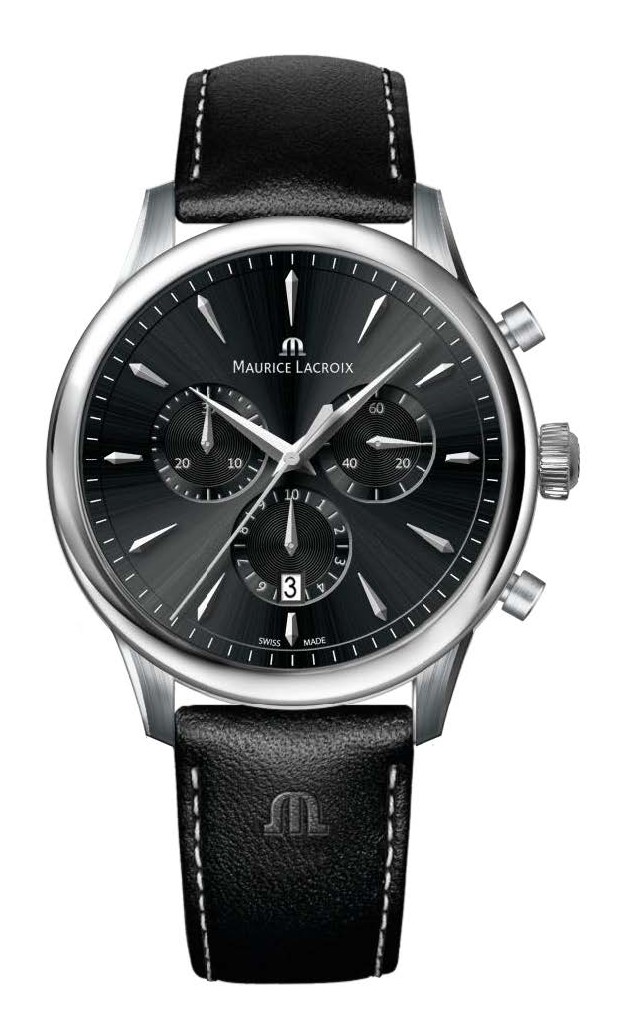Мужские часы Maurice Lacroix 1975 Quartz 751038-SS001-330-2 Мужские швейцарские часы, кварцевый механизм, сталь, 39 мм