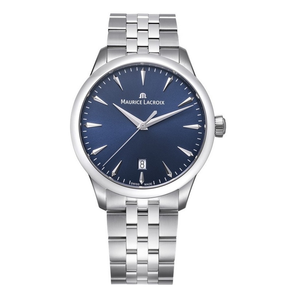 Унисекс часы Maurice Lacroix 1975 Quartz 751007-SS002-430-1  швейцарские часы, кварцевый механизм, сталь, 39 мм