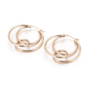 Серьги(LC.E.01091.440) Серьги Lee Cooper из стали с розовым покрытием