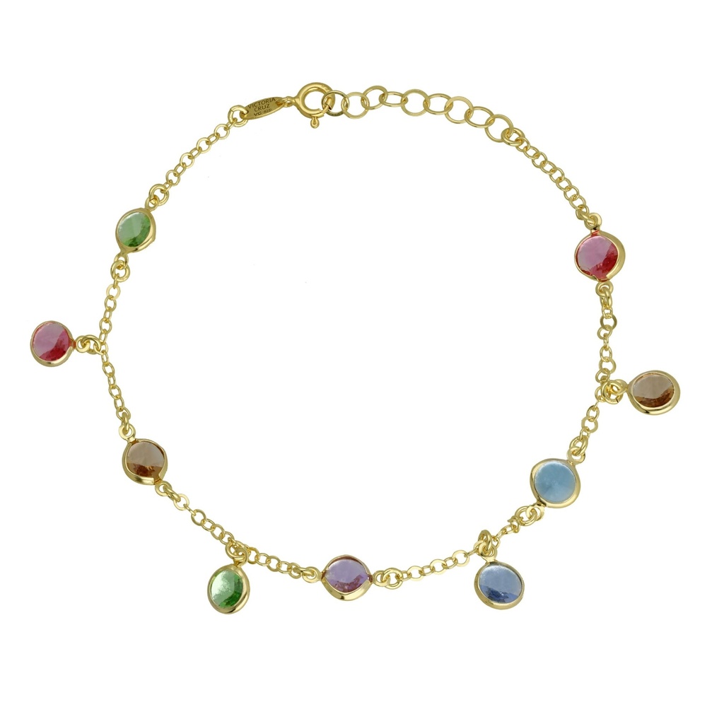 VC Jewelry 1958 SL, VICTORIACRUZ, Браслет(A4553-MDB) Женские испания браслет на ногу,  механизм, серебро 925 проба, 