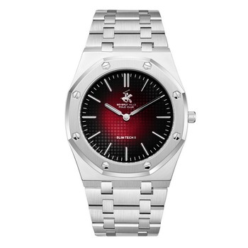 Мужские часы Beverly Hills Polo Club  BP3825X.380  часы, кварцевый механизм, сталь, 39 мм