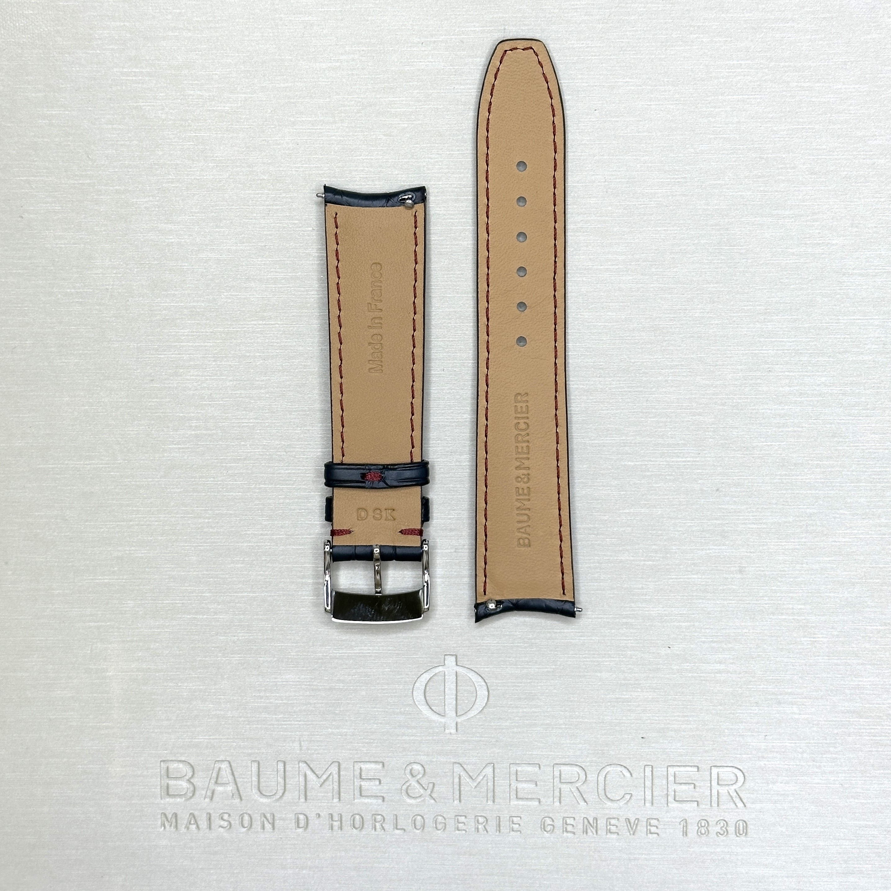 Ремешок для часов Baume & Mercier Clifton,  аллигатор, оригинальный товар от производителя. Ремешок для часов Baume & Mercier Clifton , оригинальный товар от производителя.