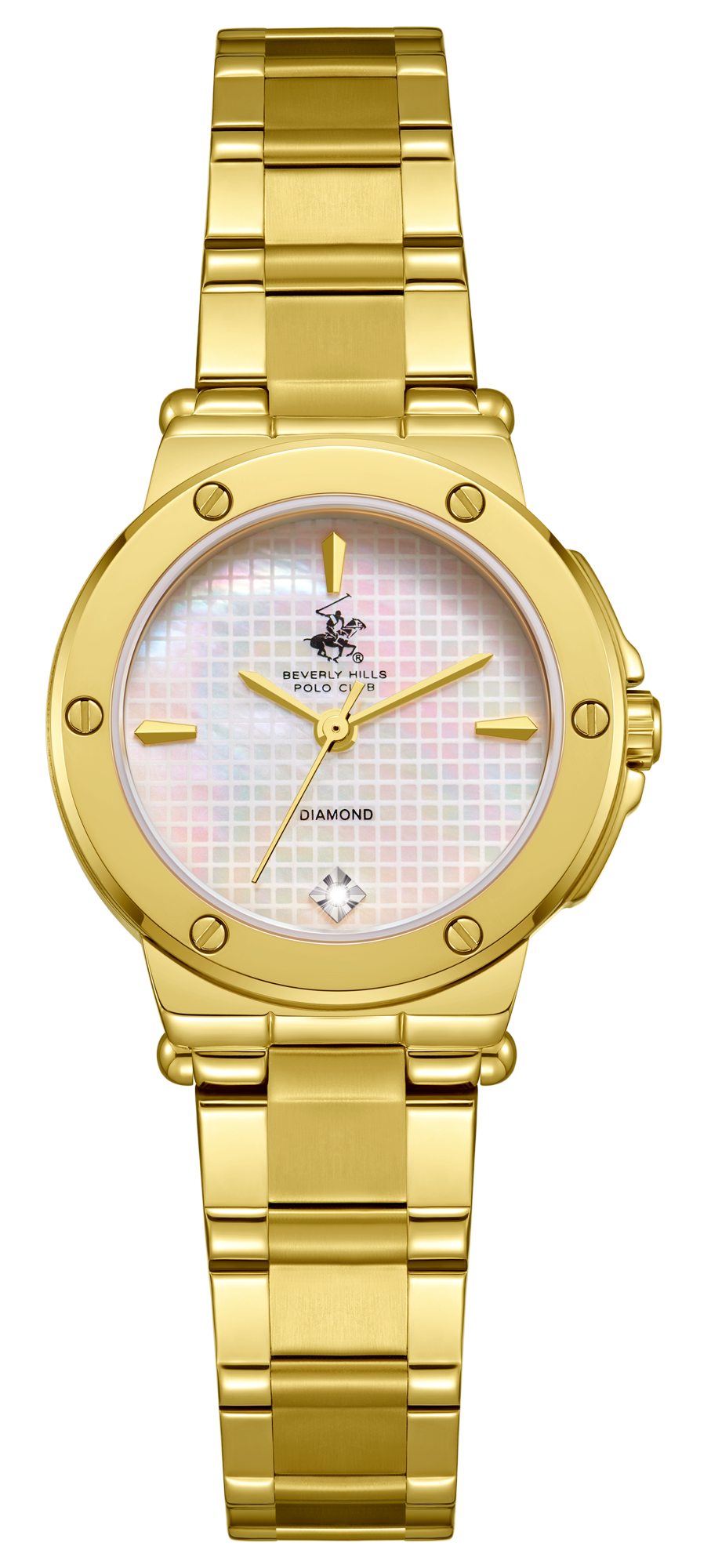 Женские часы Beverly Hills Polo Club  BP3769X.120 Женские часы, кварцевый механизм, сталь с покрытием, 28 мм
