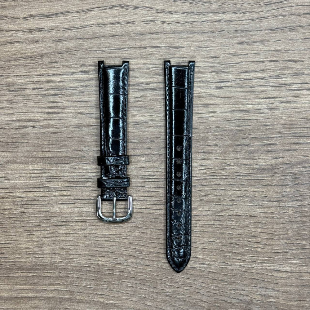 Ремешок для часов Cover из натуральной кожи, черный CO101.05 STRAP BLACK 