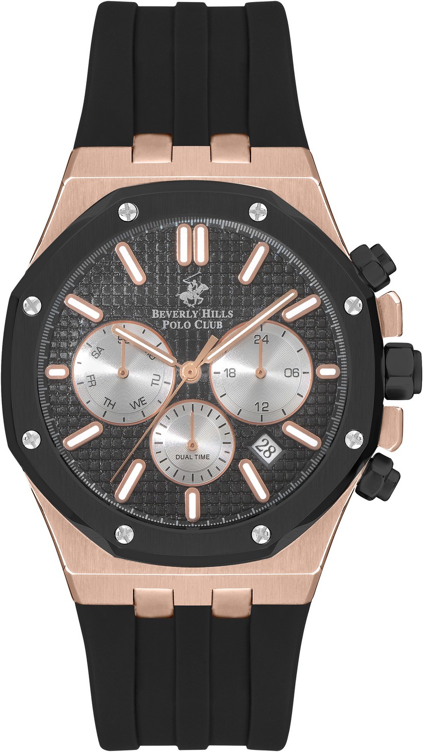 Мужские часы Beverly Hills Polo Club  BP3261X.851 Мужские часы, кварцевый механизм, сталь с покрытием, 42 мм