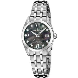 Женские часы Candino Couple Quartz Ladies C4703/G Женские швейцарские часы, кварцевый механизм, сталь, 28,5 мм