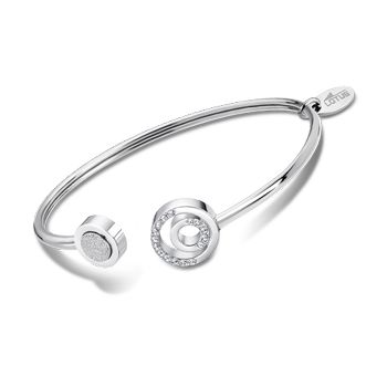 Urban Woman Браслет(LS2180-2/4) Женский открытый браслет Lotus из нержавеющей стали и вставками из циркония
