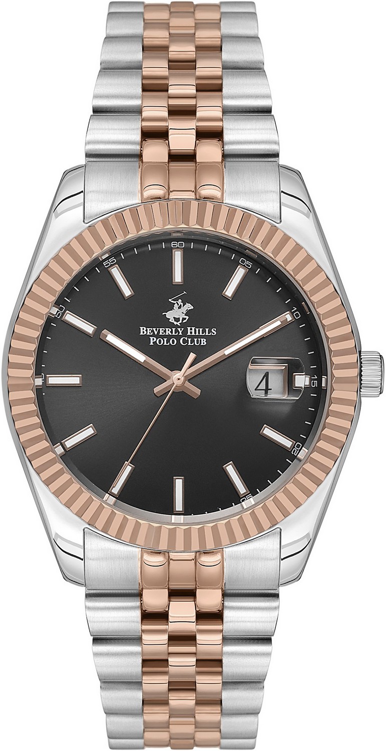 Мужские часы Beverly Hills Polo Club  BP3018X.560 Мужские часы, кварцевый механизм, сталь с покрытием, 41 мм