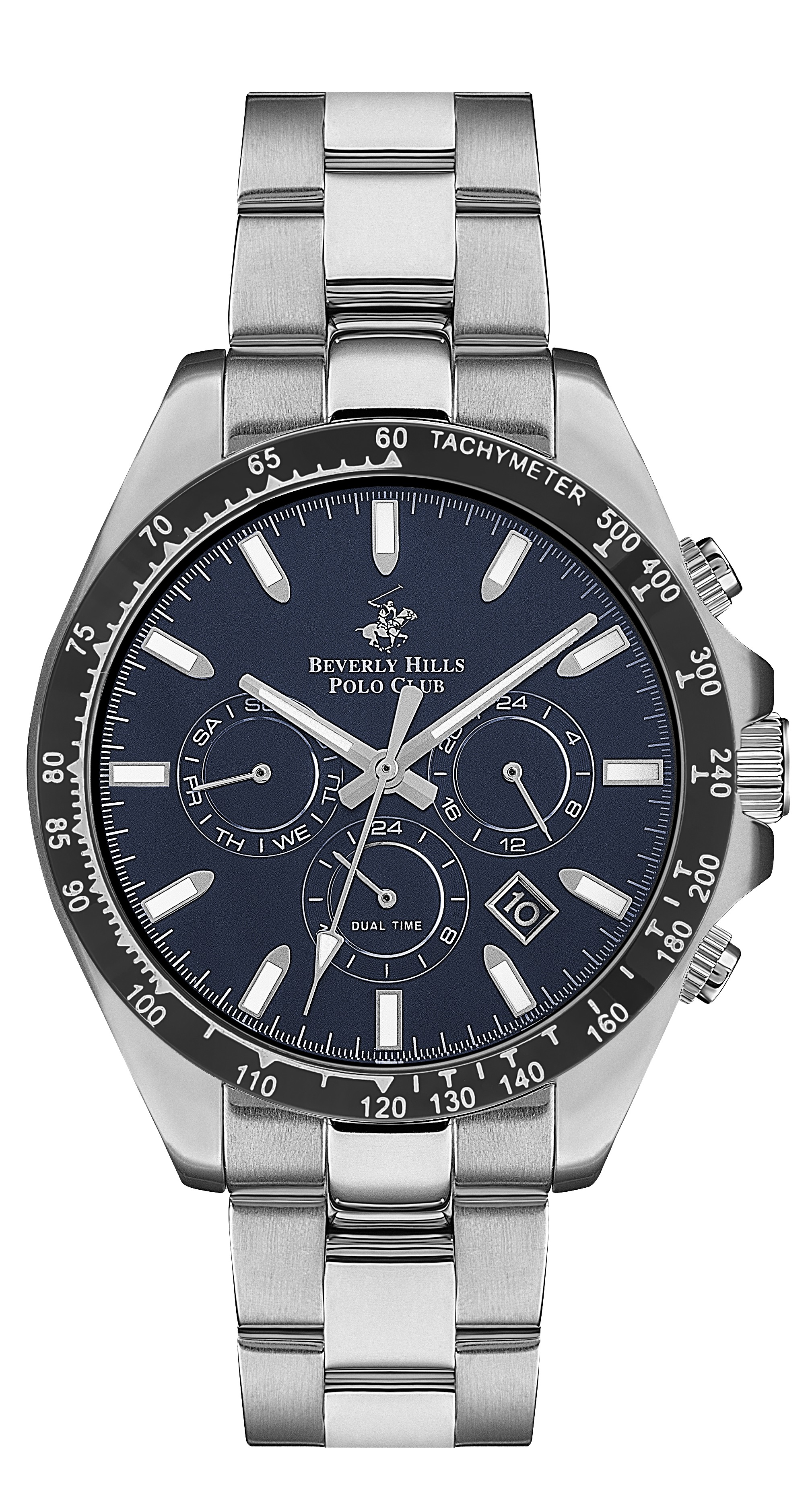 Мужские часы Beverly Hills Polo Club  BP3127X.392  часы, кварцевый механизм, сталь с покрытием, 42 мм