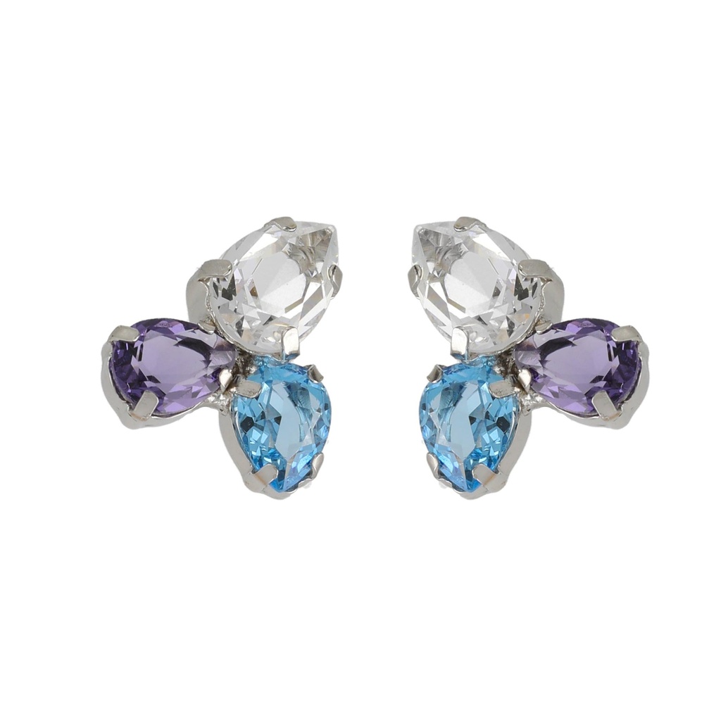 VC Jewelry 1958 SL, VICTORIACRUZ, Серьги(A4902-12HT) Женские испания серьги,  механизм, серебро 925 проба, 