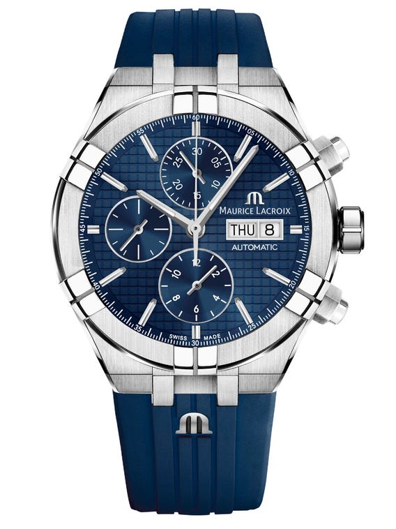 MAURICE LACROIX AIKON AUTOMATIC Швейцарские мужские автоматические часы Aikon - хронограф, корпус из стали, с сапфировым стеклом и водозащитой 200 м, с комфортным стальным браслетом - идеальны в качестве подарка и аксессуара на каждый день.