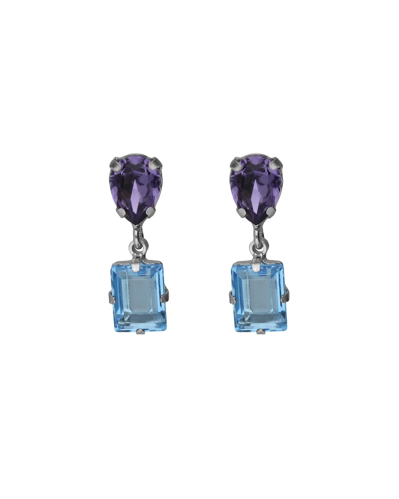 VC Jewelry 1958 SL, VICTORIACRUZ, Серьги(A5474-10HT) Женские испания серьги,  механизм, серебро 925 проба, 