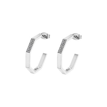 Urban Woman Серьги(LS2358-4/1) Серьги Lotus из нержавеющей стали, вставки из циркония