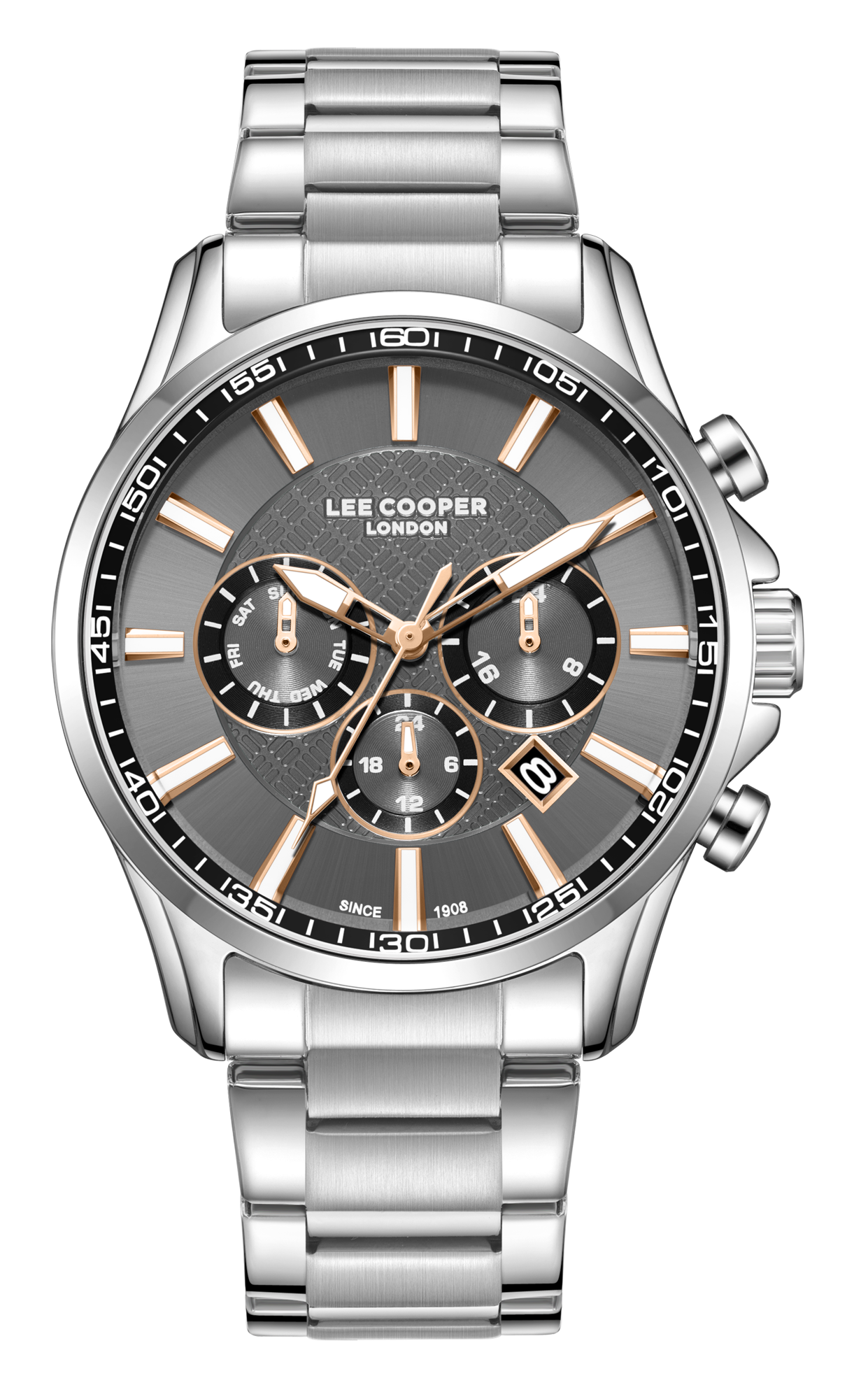 Мужские часы Lee Cooper  LC08149.360  часы, кварцевый механизм, суперметалл, 44 мм