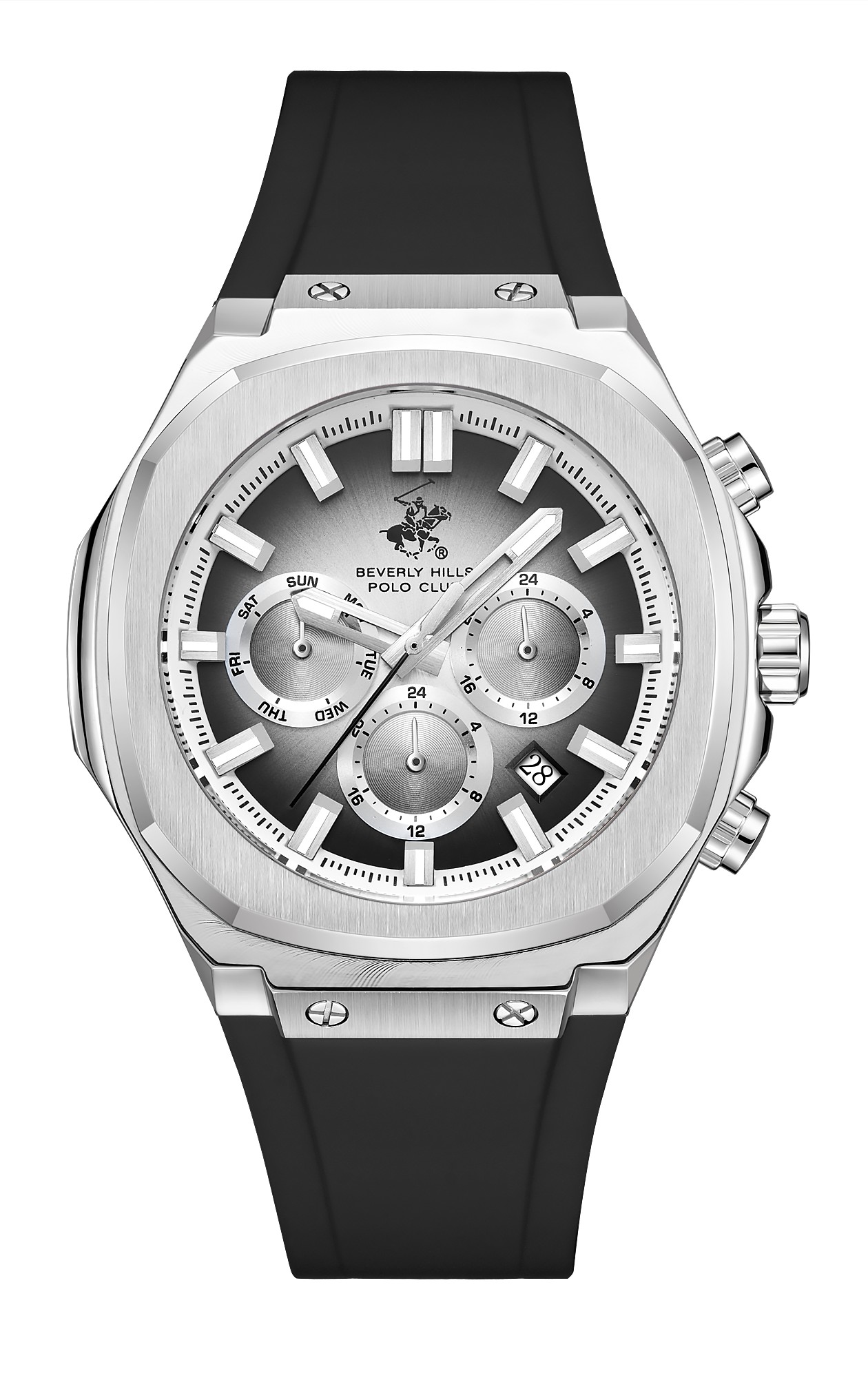 Мужские часы Beverly Hills Polo Club  BP3933X.331  часы, кварцевый механизм, сталь, 45,32х49,4 мм