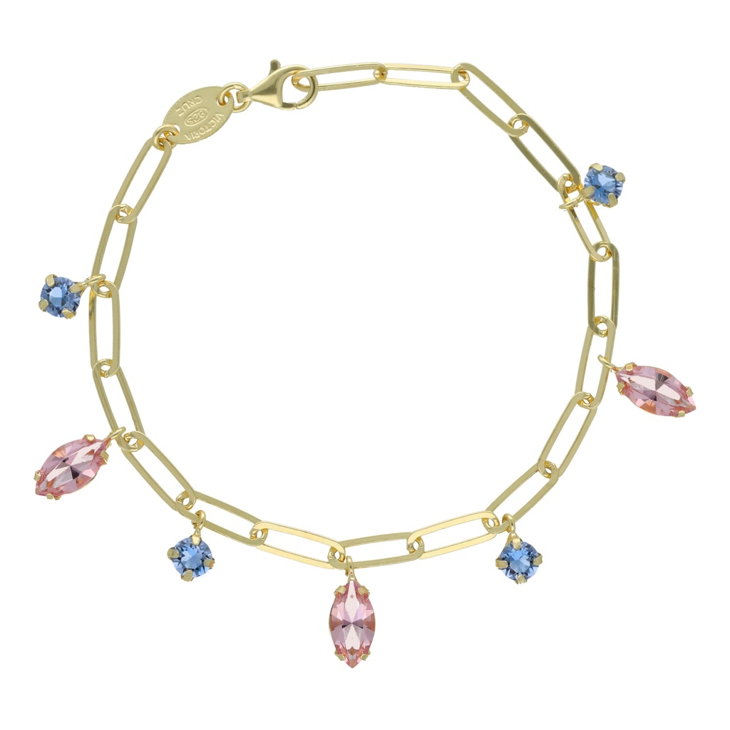 VC Jewelry 1958 SL, VICTORIACRUZ, Браслет(A4488-26DP) Женские испания браслет,  механизм, серебро 925 проба, 16-19 cм