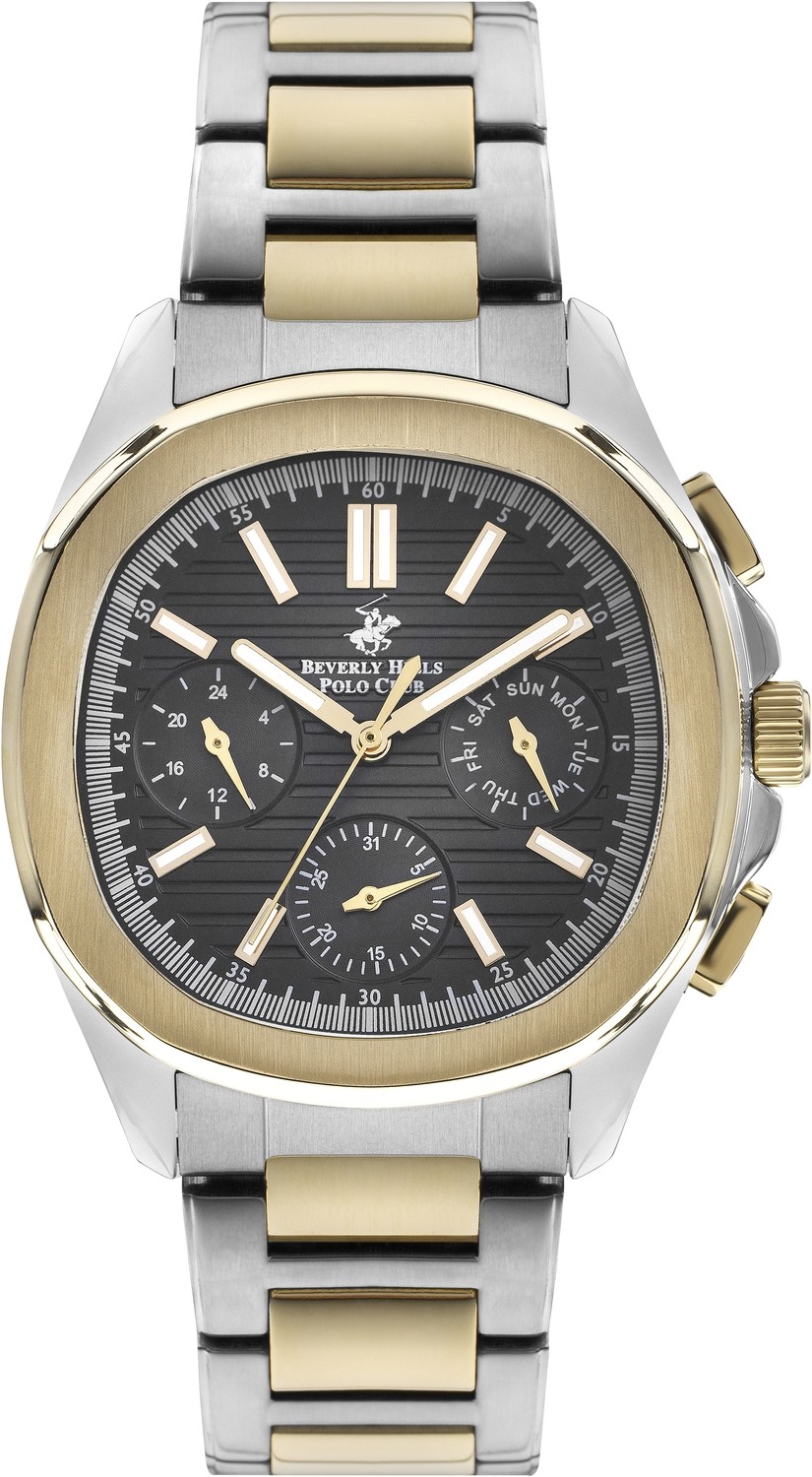 Мужские часы Beverly Hills Polo Club  BP3212X.250 Мужские часы, кварцевый механизм, сталь с покрытием, 42 мм