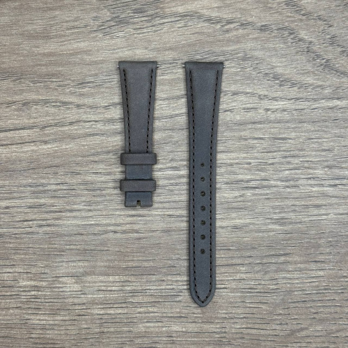 Ремешок для часов ORIS из натуральной кожи, темно коричневый, без пряжки 