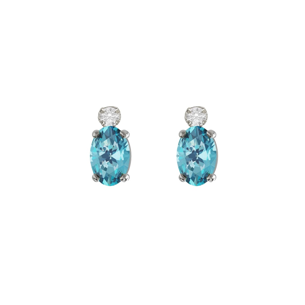 VC Jewelry 1958 SL, VICTORIACRUZ, Серьги(A5209-10HT) Женские испания серьги,  механизм, серебро 925 проба, 
