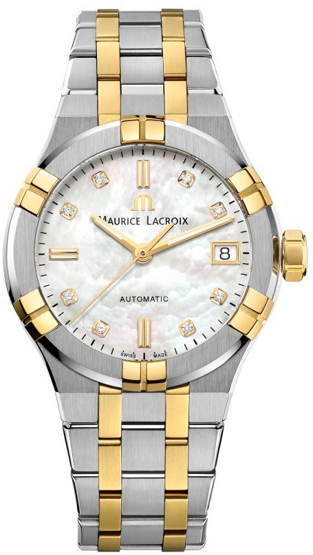 Женские часы Maurice Lacroix Aikon Automatic AI6006-PVY13-170-1 Женские часы, автоматический механизм, биколор, 35 мм