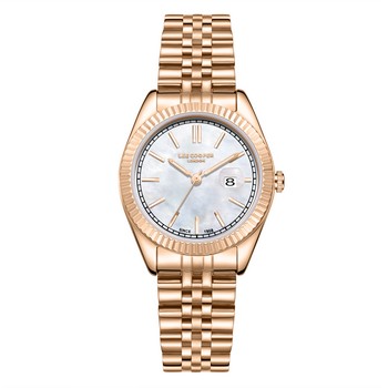 LEE COOPER   часы, кварцевый механизм, суперметалл с покрытием, 32 мм