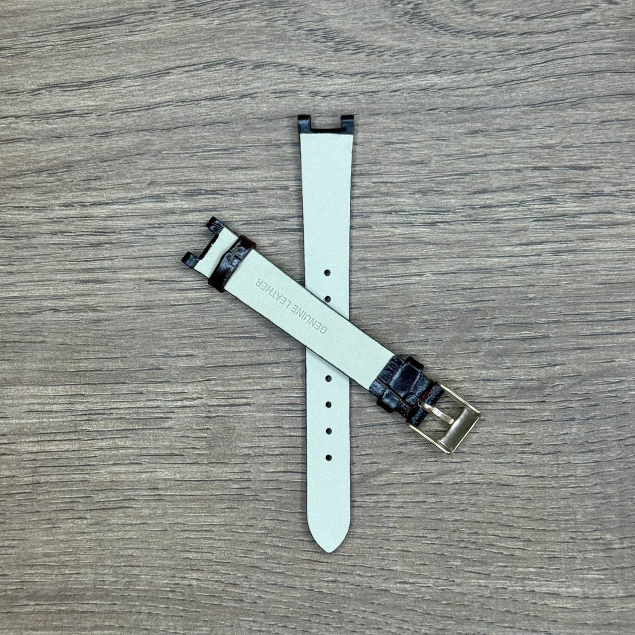 Ремешок для часов Cover из натуральной кожи, коричневый 