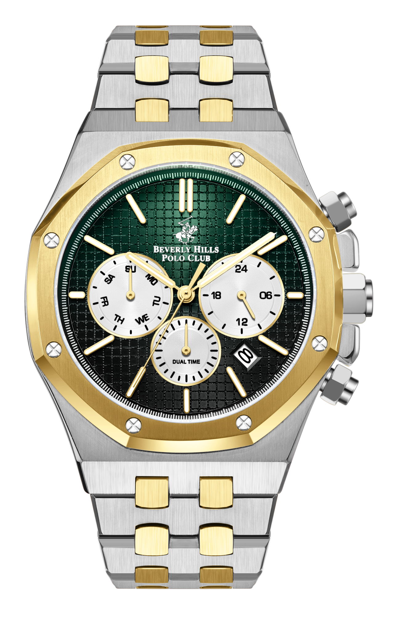 Мужские часы Beverly Hills Polo Club  BP3051X.270 Мужские часы, кварцевый механизм, сталь с покрытием, 42 мм