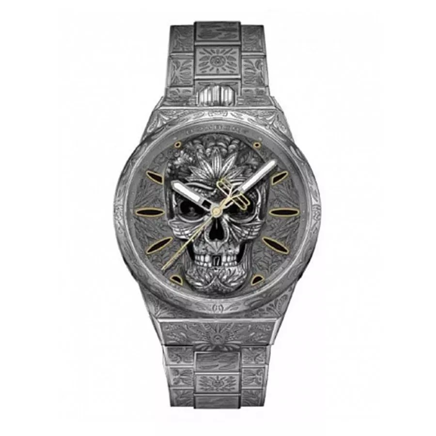 Bomberg  Мужские швейцарские часы, кварцевый механизм, сталь, 43мм