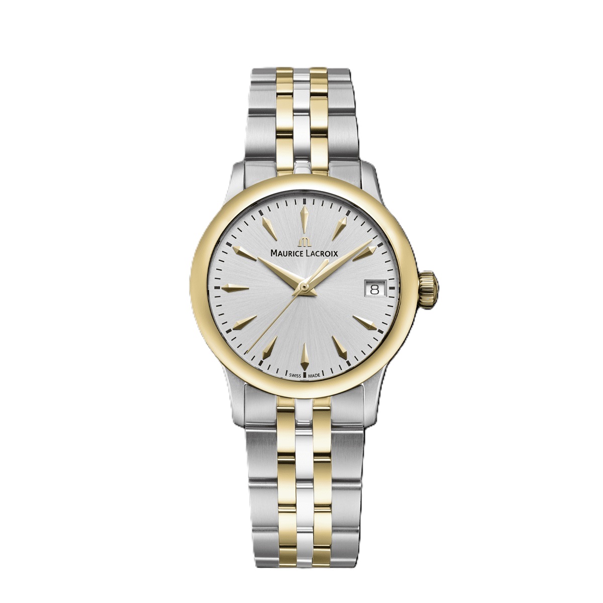 Женские часы Maurice Lacroix 1975 Quartz 751006-PVY12-131-1 Женские швейцарские часы, кварцевый механизм, сталь с покрытием, 33 мм