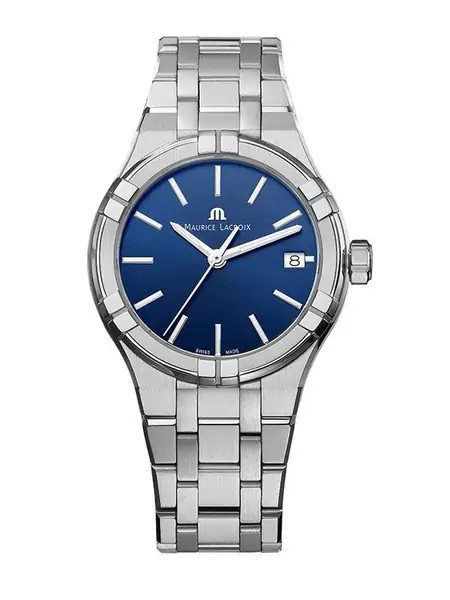 Женские часы Maurice Lacroix Aikon Quartz AI1106-SS002-430-1  Женские швейцарские часы, кварцевый механизм, сталь, 35 мм