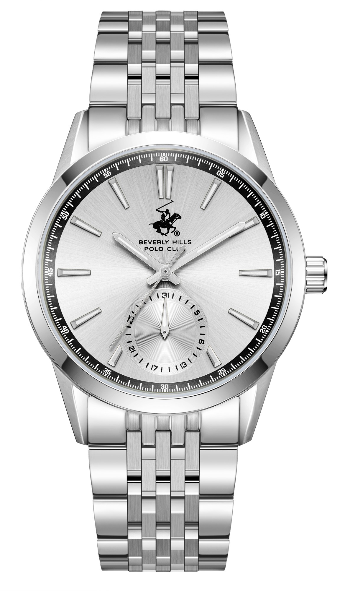Мужские часы Beverly Hills Polo Club  BP3913X.330  часы, кварцевый механизм, сталь, 40х48 мм