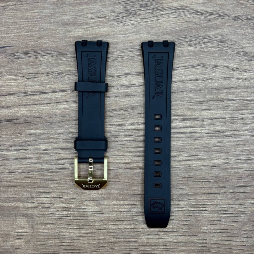 Ремешок для часов Jaguar из каучука, черный, для J1018 