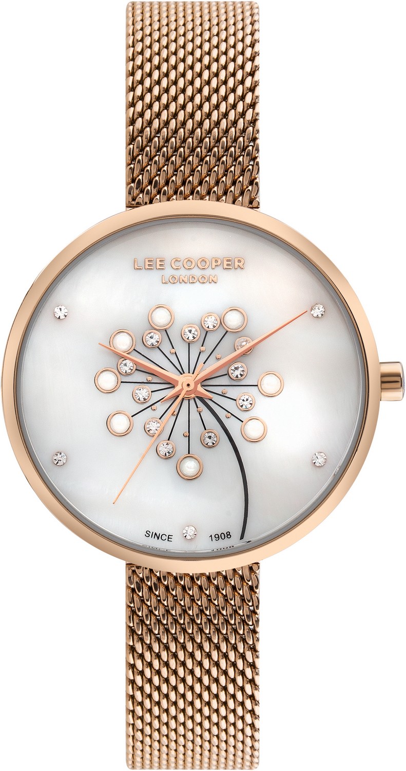 Женские часы Lee Cooper  LC07601.420 Женские часы, кварцевый механизм, суперметалл с покрытием, 32 мм