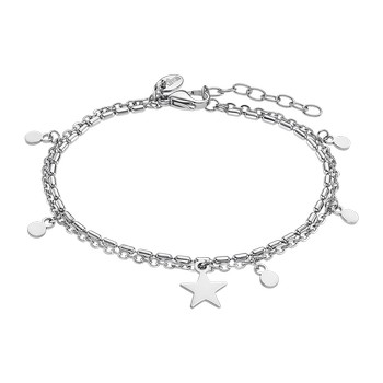 Urban Woman Браслет(LS2315-2/1) Женский браслет Lotus из нержавеющей стали с подвесками
