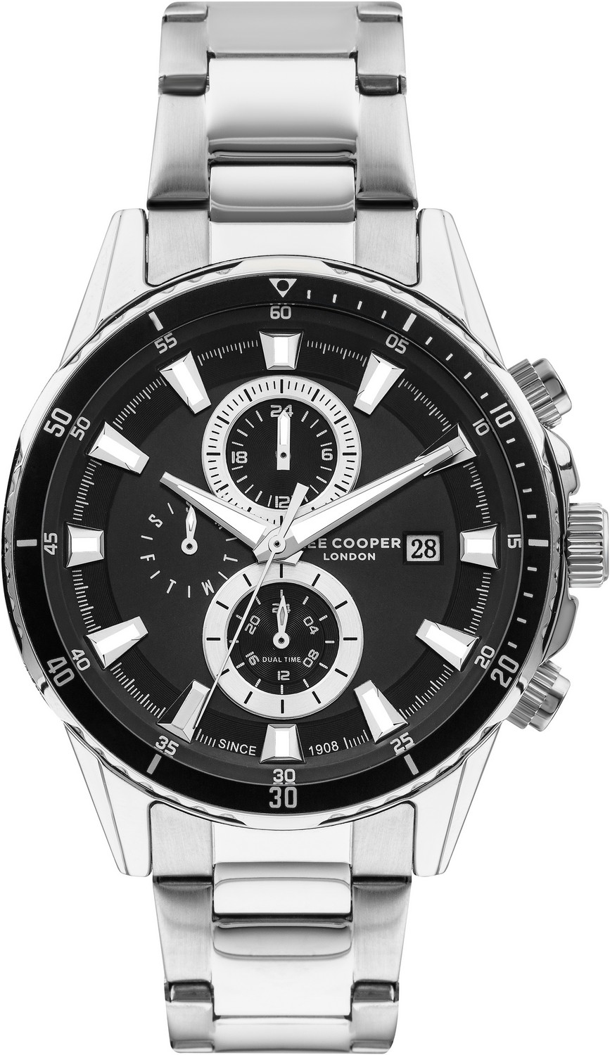Мужские часы Lee Cooper  LC07627.350 Мужские часы, кварцевый механизм, суперметалл, 46 мм