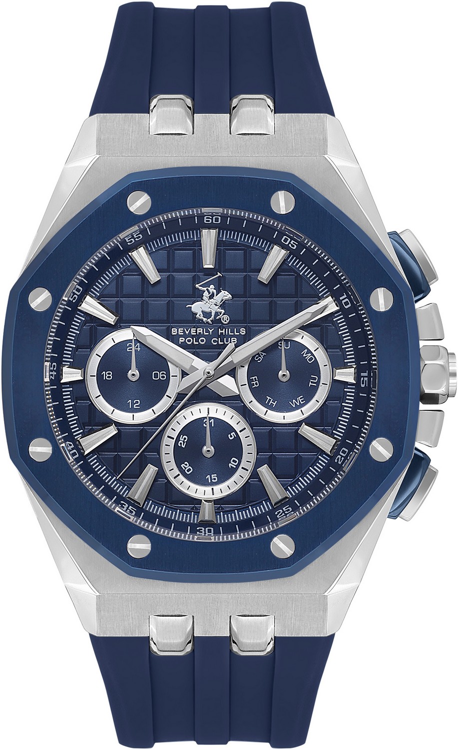 Мужские часы Beverly Hills Polo Club  BP3624X.399 Мужские часы, кварцевый механизм, сталь с покрытием, 45,5 мм