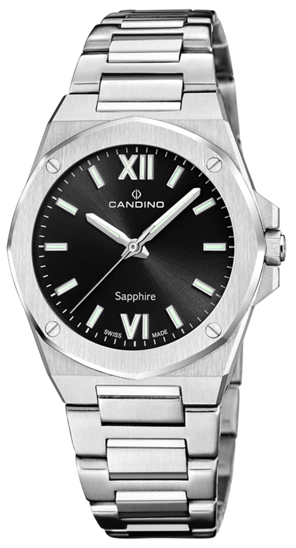 Женские часы Candino Lady Elegance C4775/5 Женские швейцарские часы, кварцевый механизм, сталь, 33,5 мм