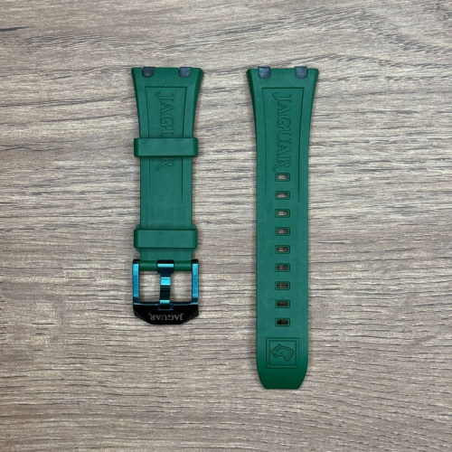 Ремешок для часов Jaguar из каучука, зеленый, для J1010 