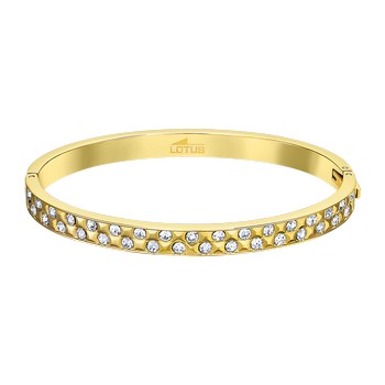 Bliss Браслет(LS2273-2/2) Браслет Lotus из стали с желтым покрытием и вставками из циркония
